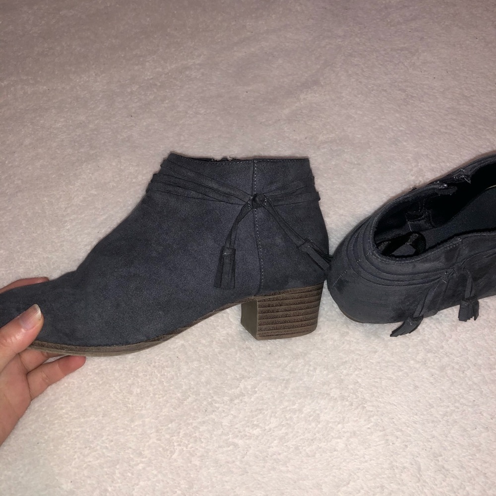 Gray Booties